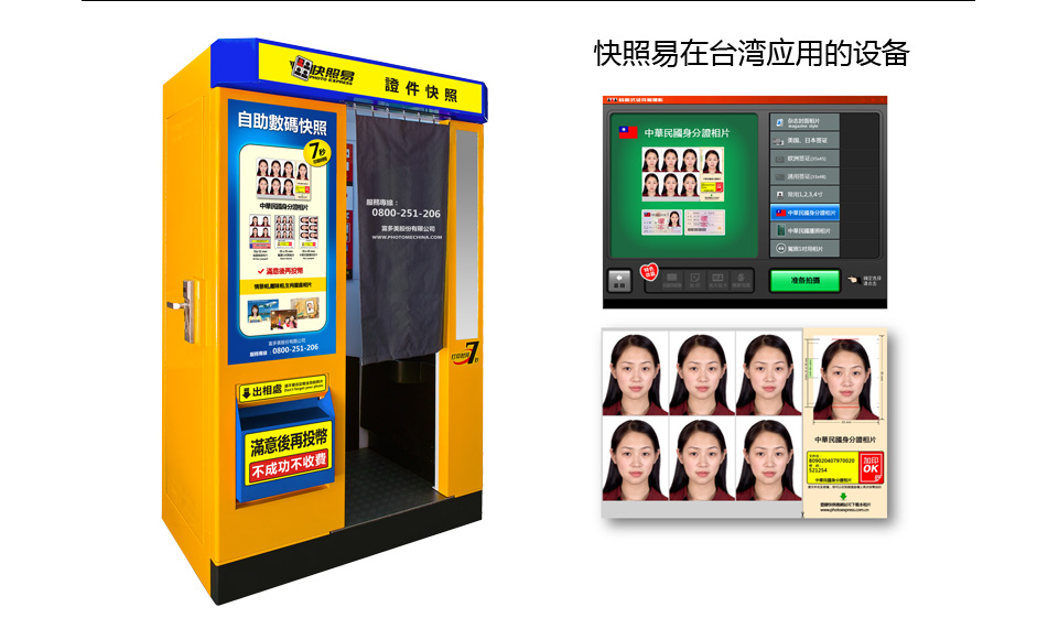 自助式证件照摄影