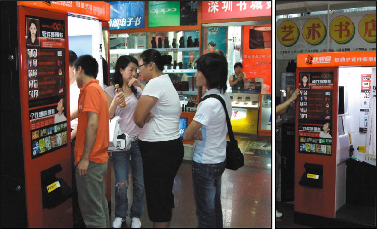 自助式证件照摄影